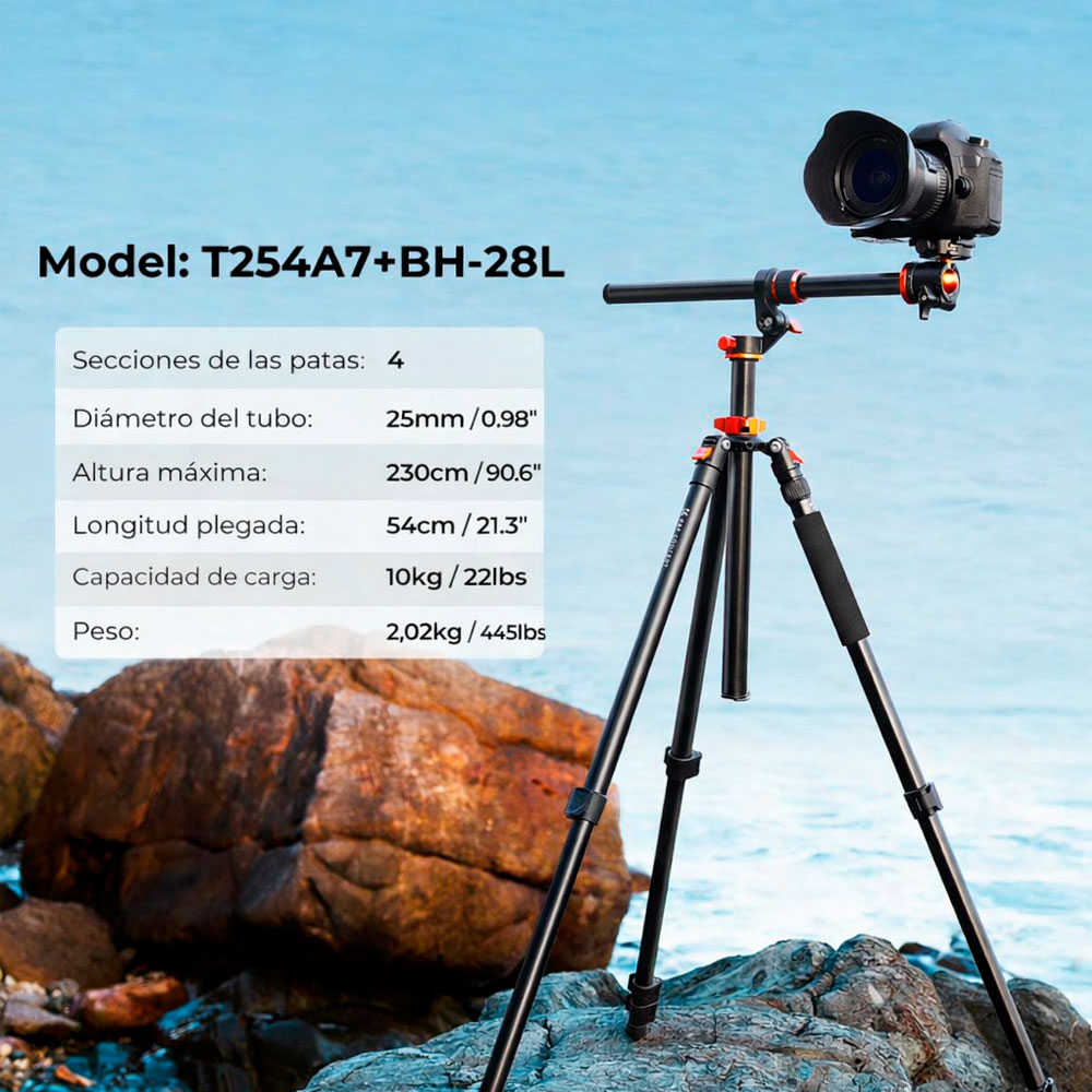 TRIPODE KYF CONCEPT KF09.119 - T254A7+BH-28L - 2