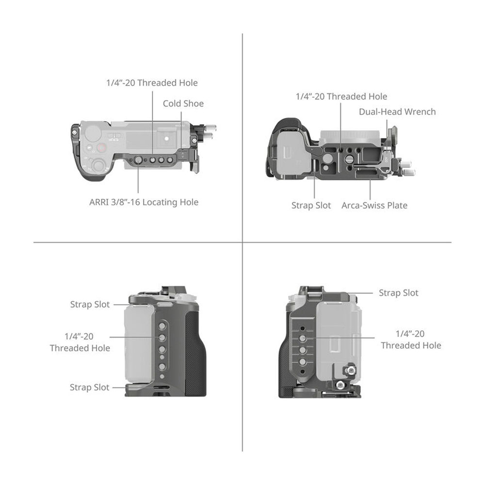 JAULA SMALLRIG PARA CAMARA SONY ZV-E10 MARK II SKU.4949 - 5
