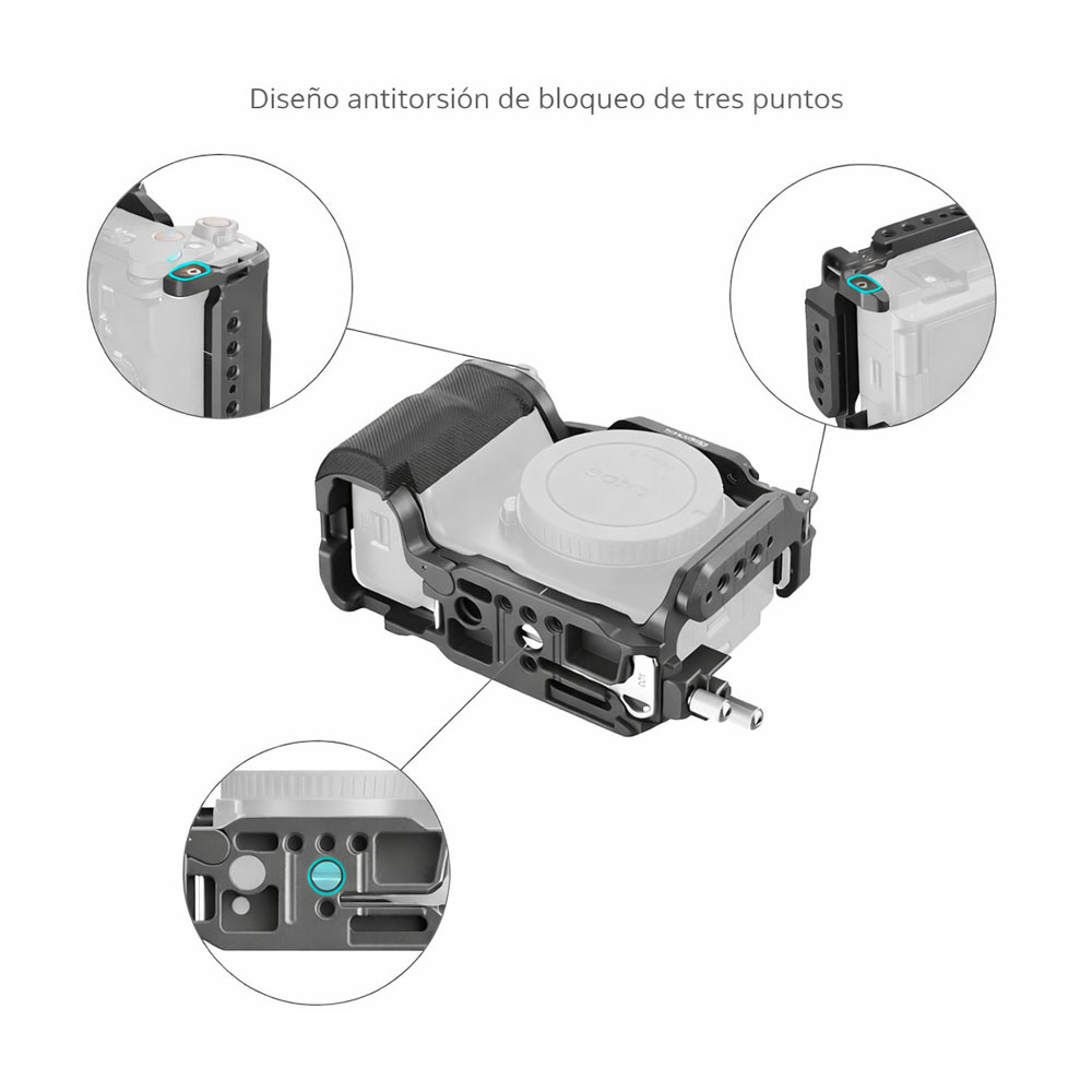 JAULA SMALLRIG PARA CAMARA SONY ZV-E10 MARK II SKU.4949 - 6