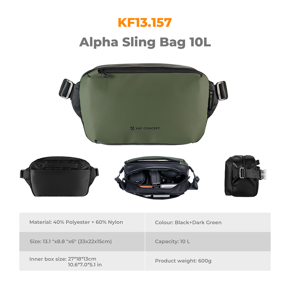 ESTUCHE KYF CONCEPT 10L - KF13.157V3 - VERDE OSCURO - 6