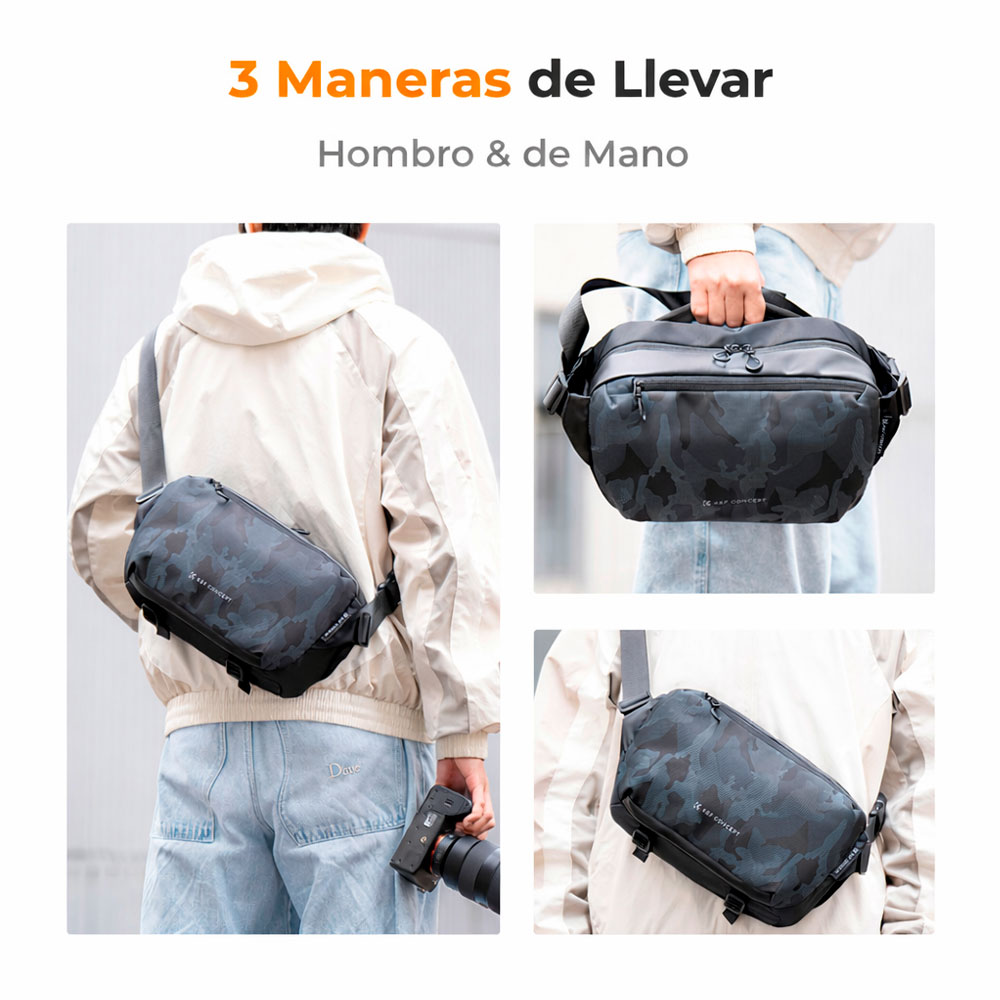 ESTUCHE KYF CONCEPT 10L - KF13.157V4 - CAMUFLAJE GRIS - 3