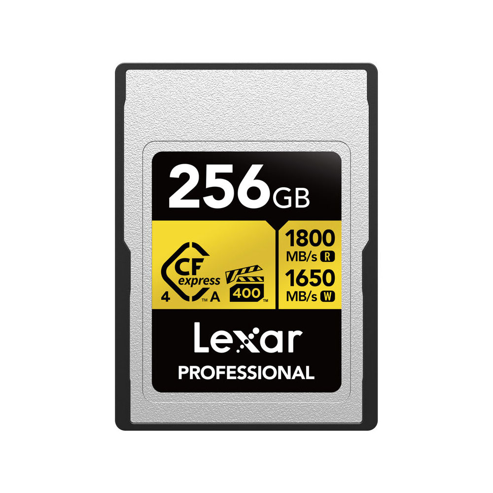 MEMORIA CFEXPRESS 4.0 LEXAR PROFESSIONAL 256GB TYPE A - GOLD SERIES - R:1800MB - W:1650MB - 1