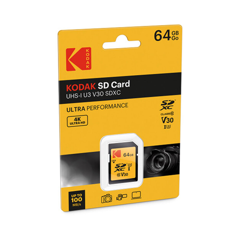 MEMORIA SD KODAK 64GB - R:100MB W:85MB - 2