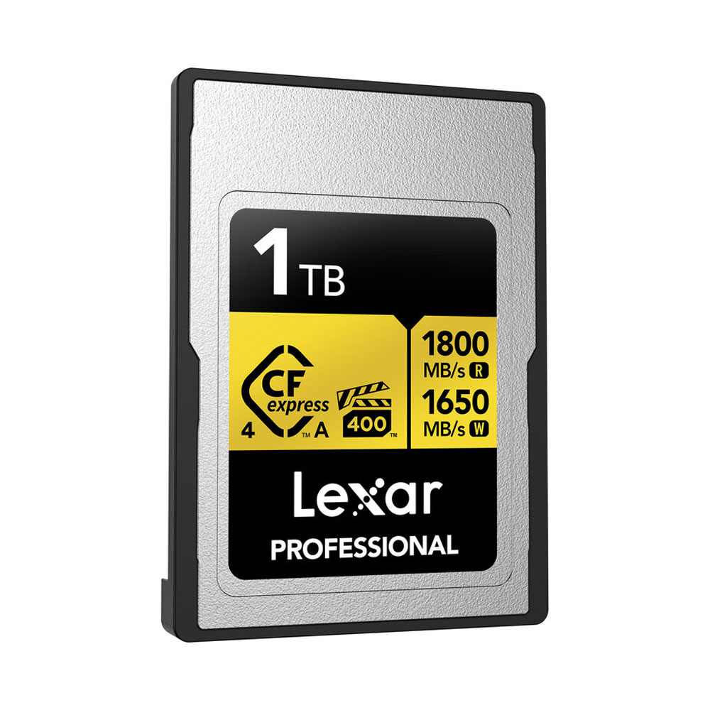 MEMORIA CFEXPRESS 4.0 LEXAR PROFESSIONAL 1TB TYPE A - GOLD SERIES - R:1800MB - W:1650MB - 8