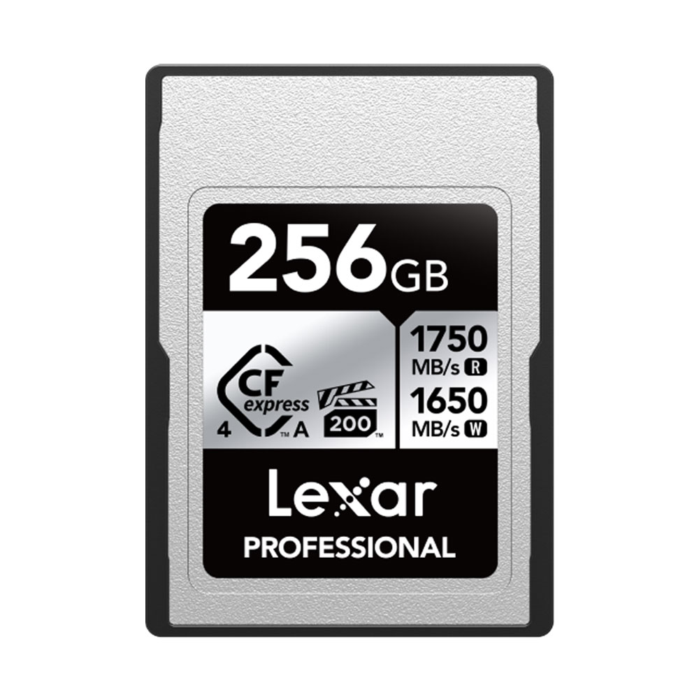 MEMORIA CFEXPRESS 4.0 LEXAR PROFESSIONAL 256GB TYPE A - SILVER SERIES - R:1750MB - W:1650MB - 1