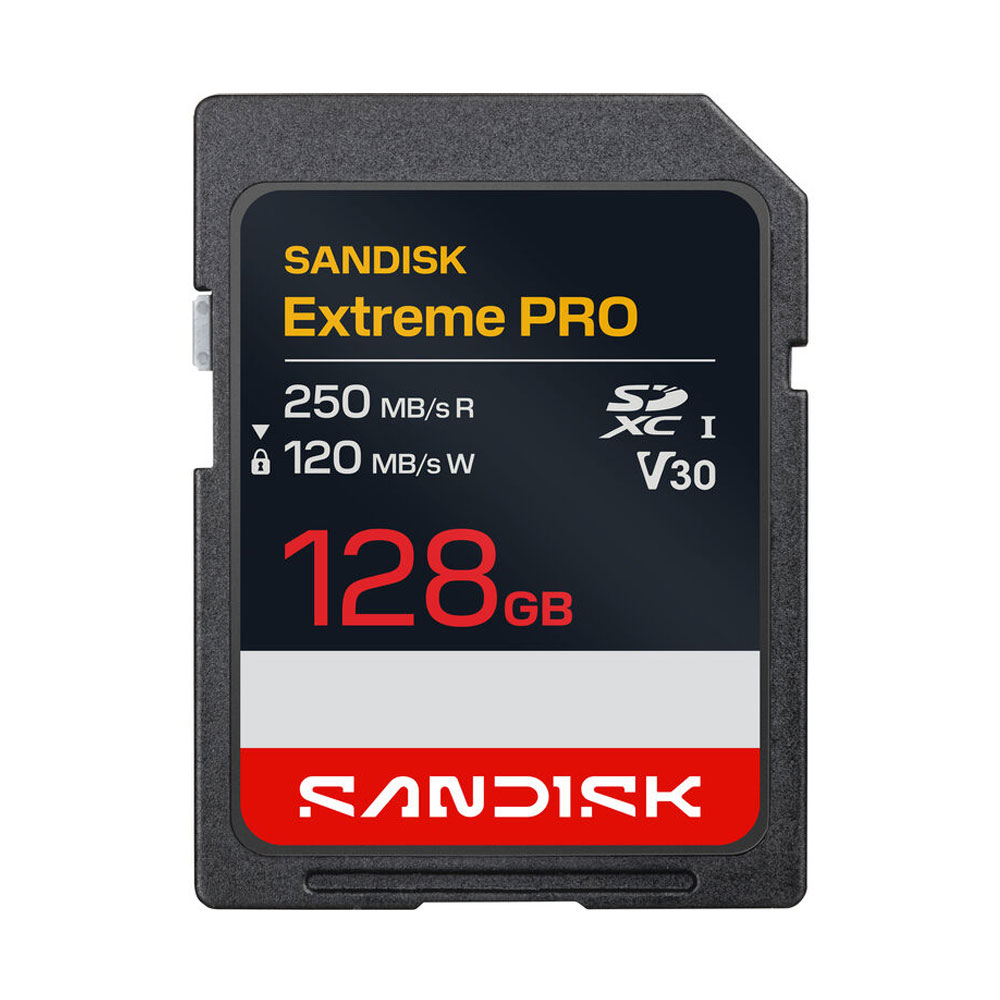 MEMORIA SD SANDISK 128GB EXTREME PRO - R250MB - W120MB - 1