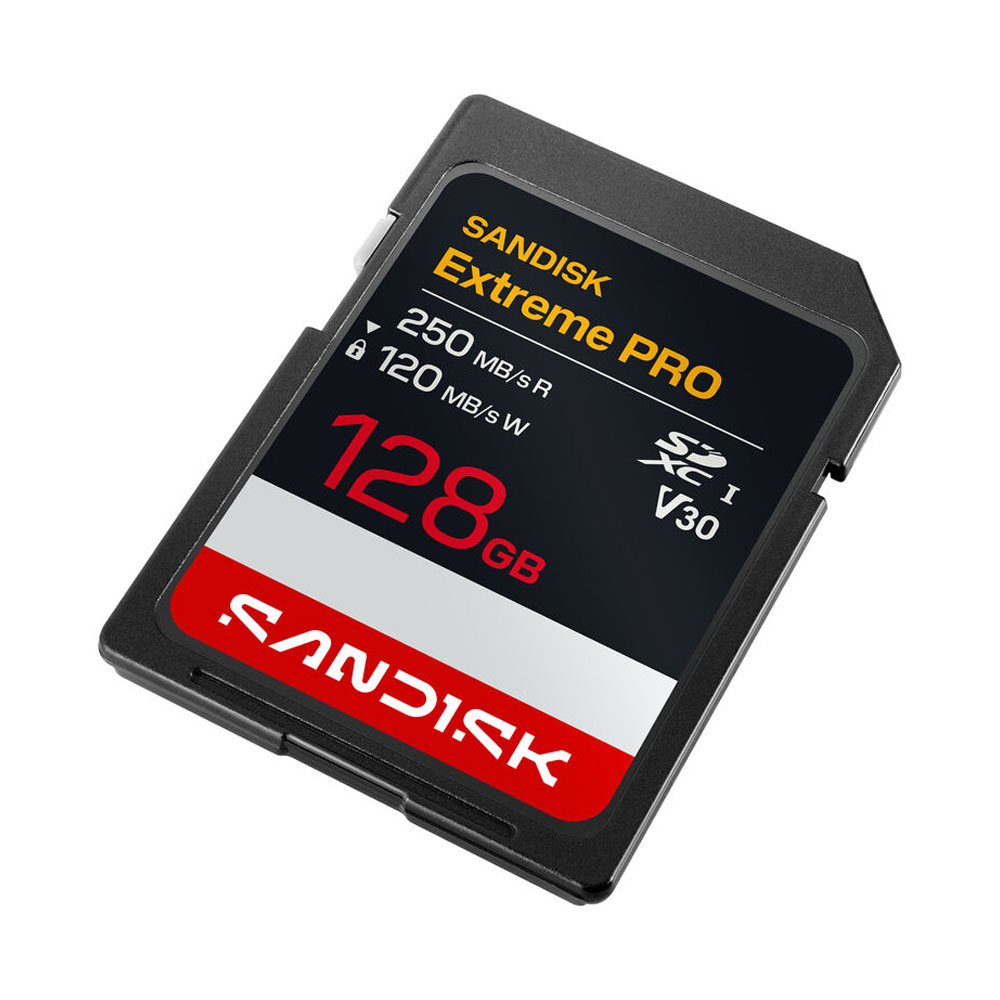 MEMORIA SD SANDISK 128GB EXTREME PRO - R250MB - W120MB - 3