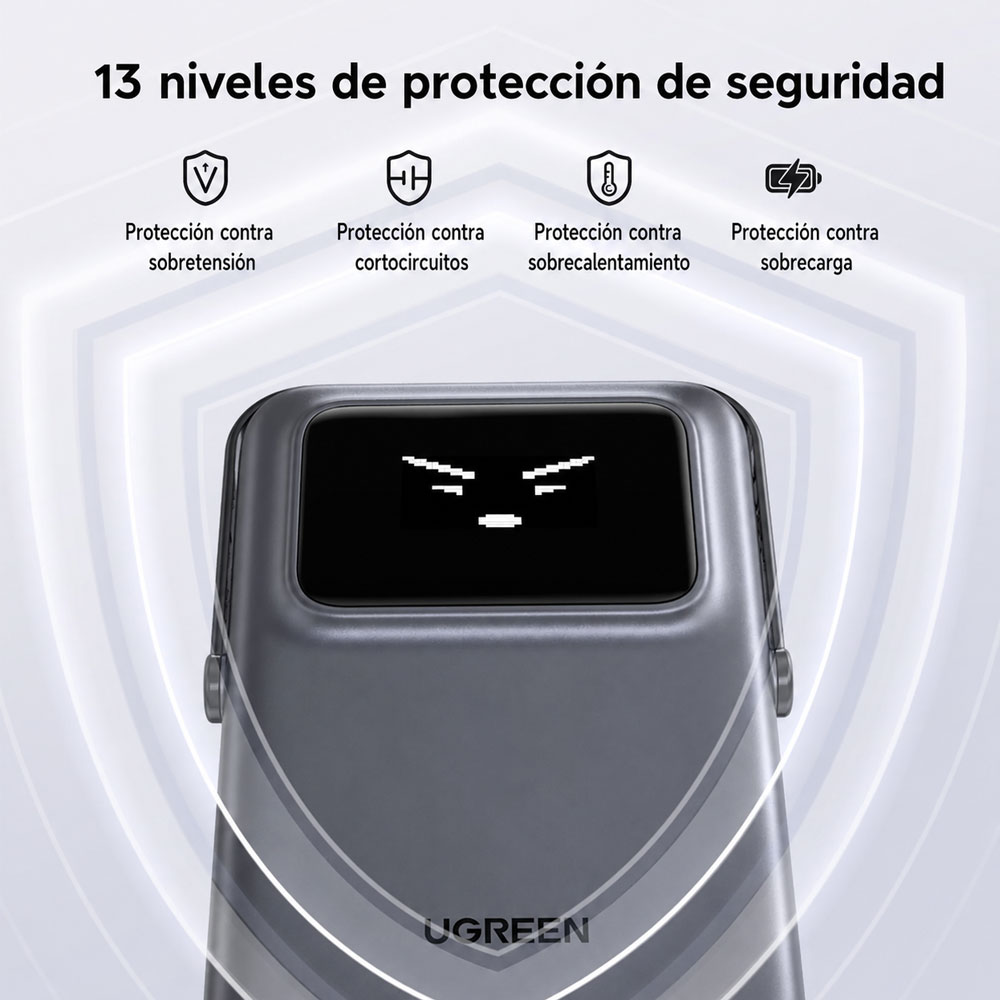 POWERBANK UGREEN 10,000MAH 20W MAGNETIC WIRELESS MODELO: PB572 - 8