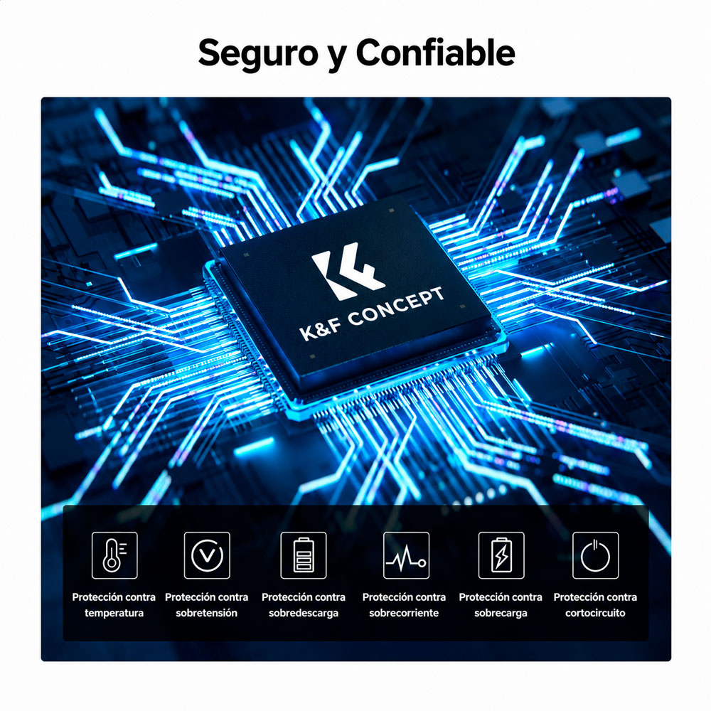 CARGADOR TRIPLE KYF CONCEPT + 3 BATERIAS LP-E6NH - KF28.0039 - 5
