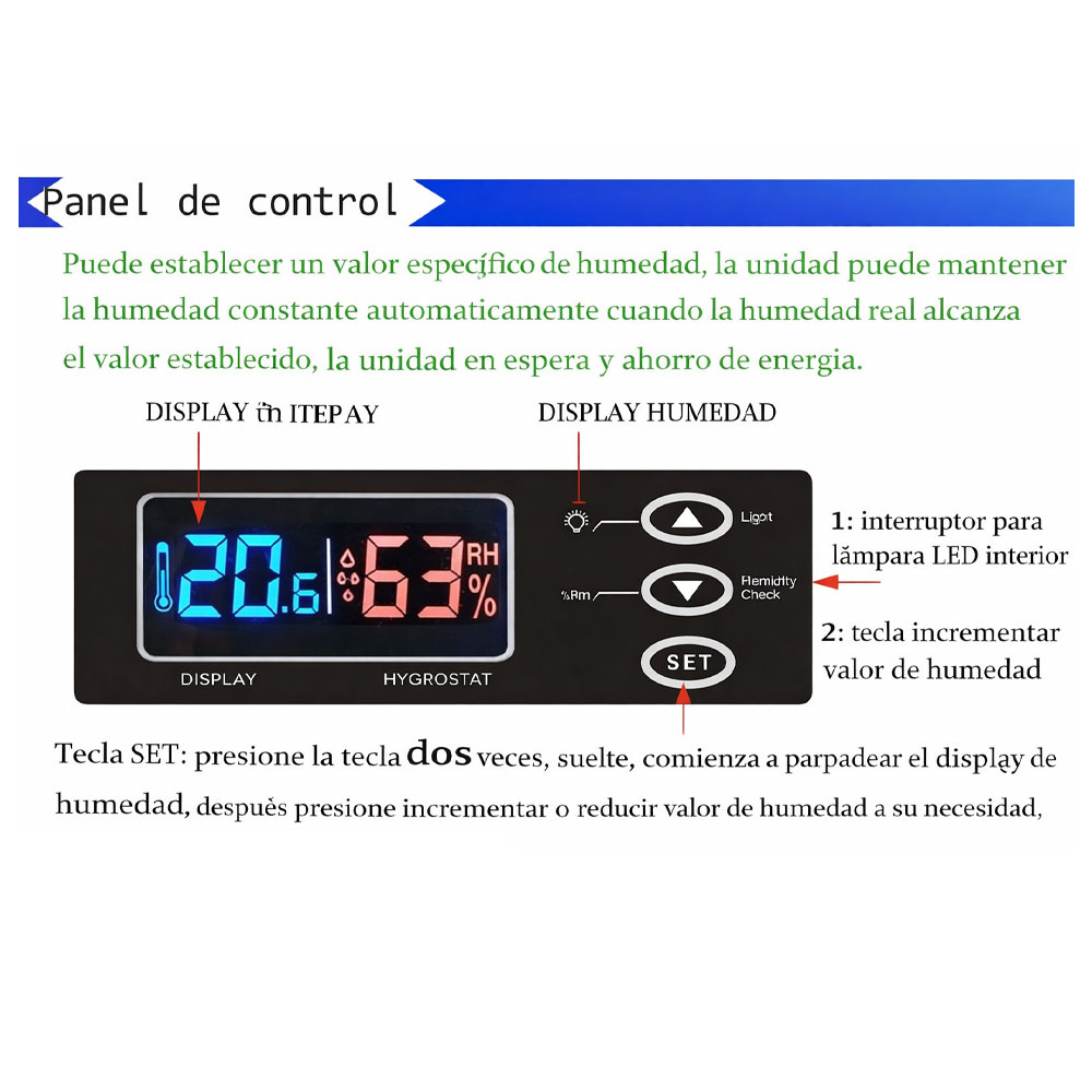 CABINA DESHUMIFICADORA ANDBON DS-155S (155 LITROS) - 7
