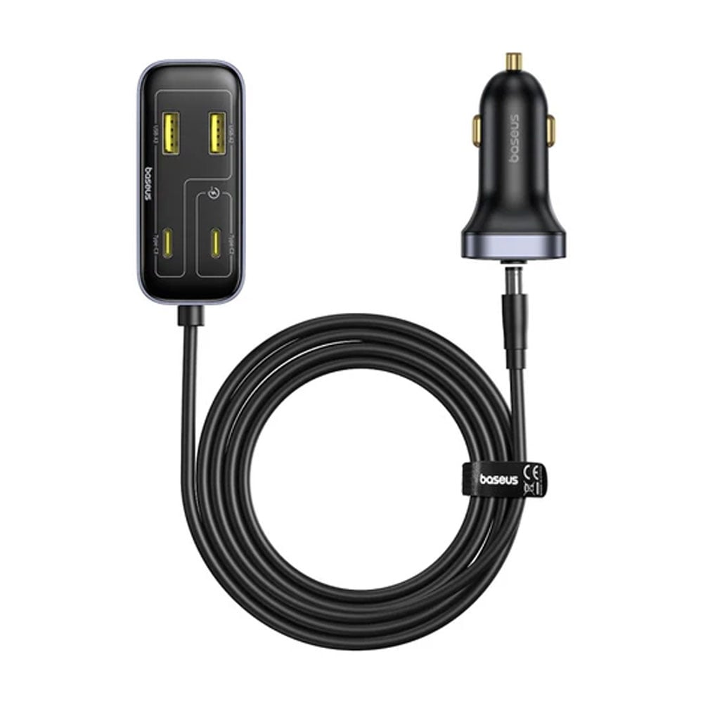 CARGADOR PARA AUTO BASEUS BACKSEATPAL L1 - 6 PUERTOS - 2