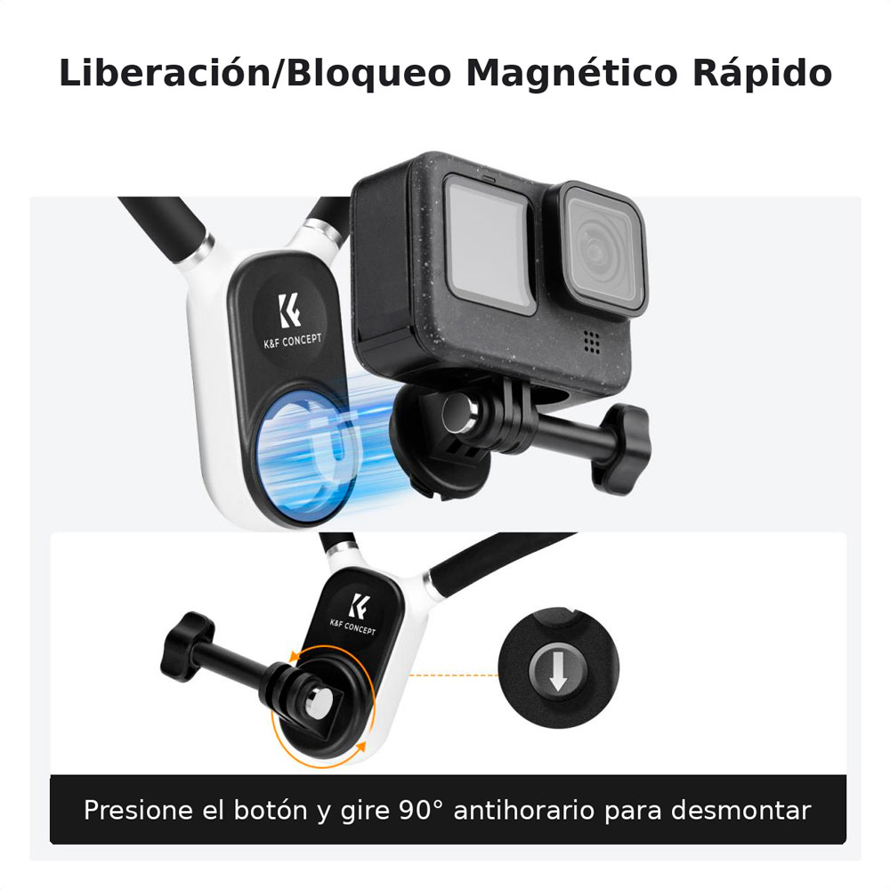 SOPORTE DE CUELLO KYF CONCEPT PARA CAMARAS DE ACCION KF31.129 - 3