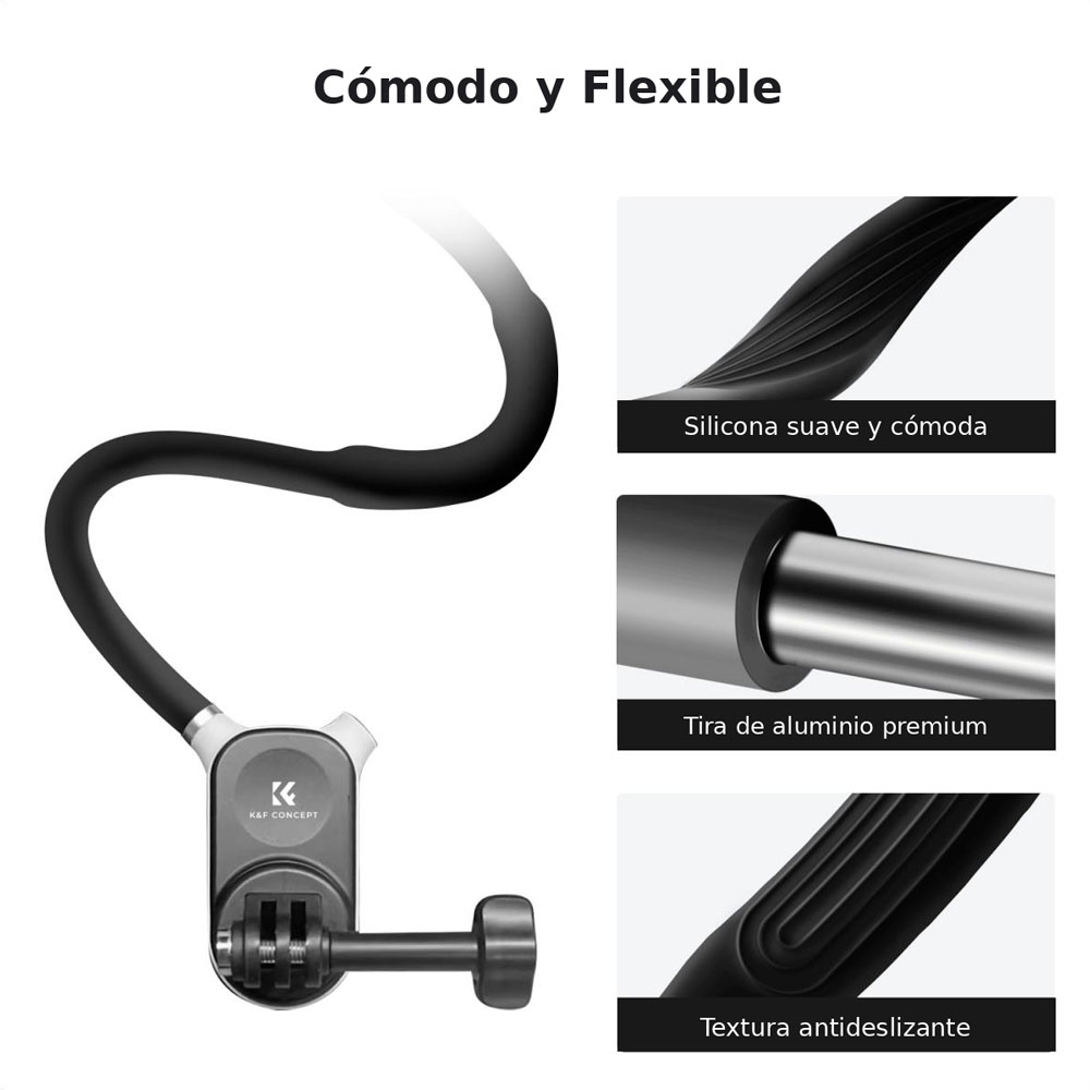 SOPORTE DE CUELLO KYF CONCEPT PARA CAMARAS DE ACCION KF31.129 - 5