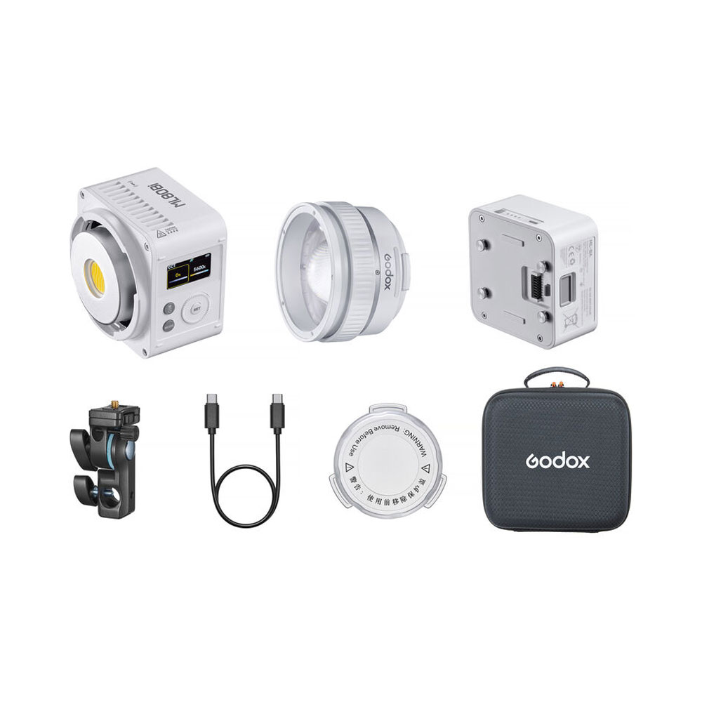 LUZ CONTINUA GODOX ML80BI + PARANTE + SOFTBOX AD-S60S - 4