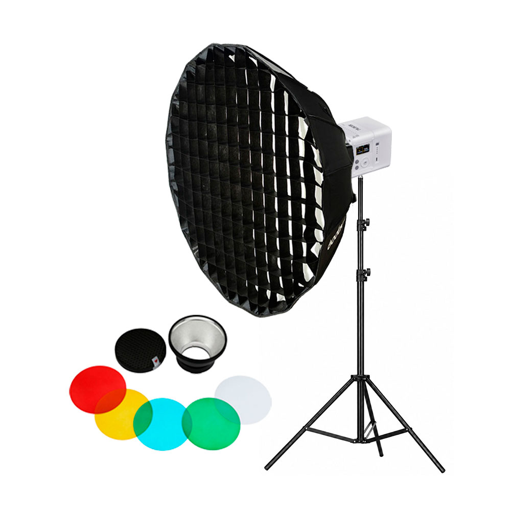 LUZ CONTINUA GODOX ML80BI + PARANTE + SOFTBOX AD-S85 + REFLECTOR AD-R14 - 1