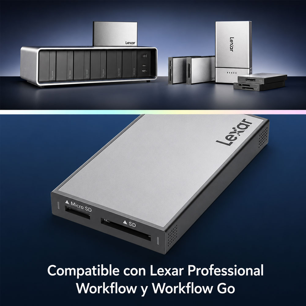 LECTORA LEXAR WF710 (SD, MICROSD) - 4