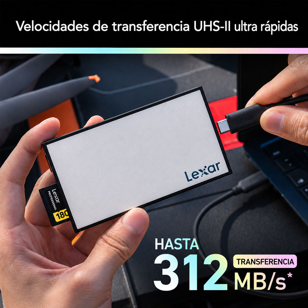 LECTORA LEXAR WF710 (SD, MICROSD) - 7