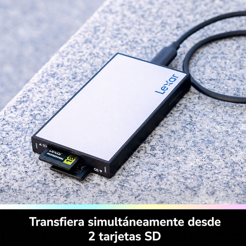 LECTORA LEXAR WF720 (DUAL-SLOT SD) - 5