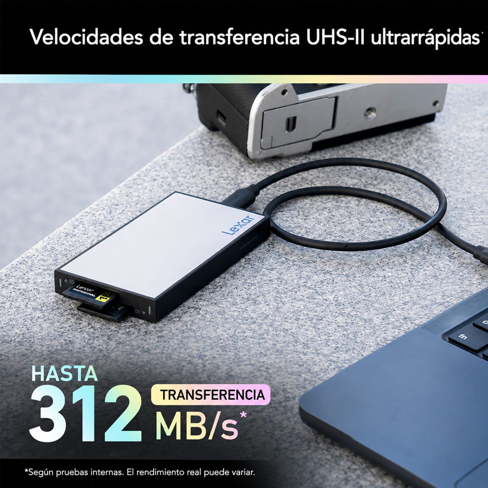 LECTORA LEXAR WF720 (DUAL-SLOT SD) - 6