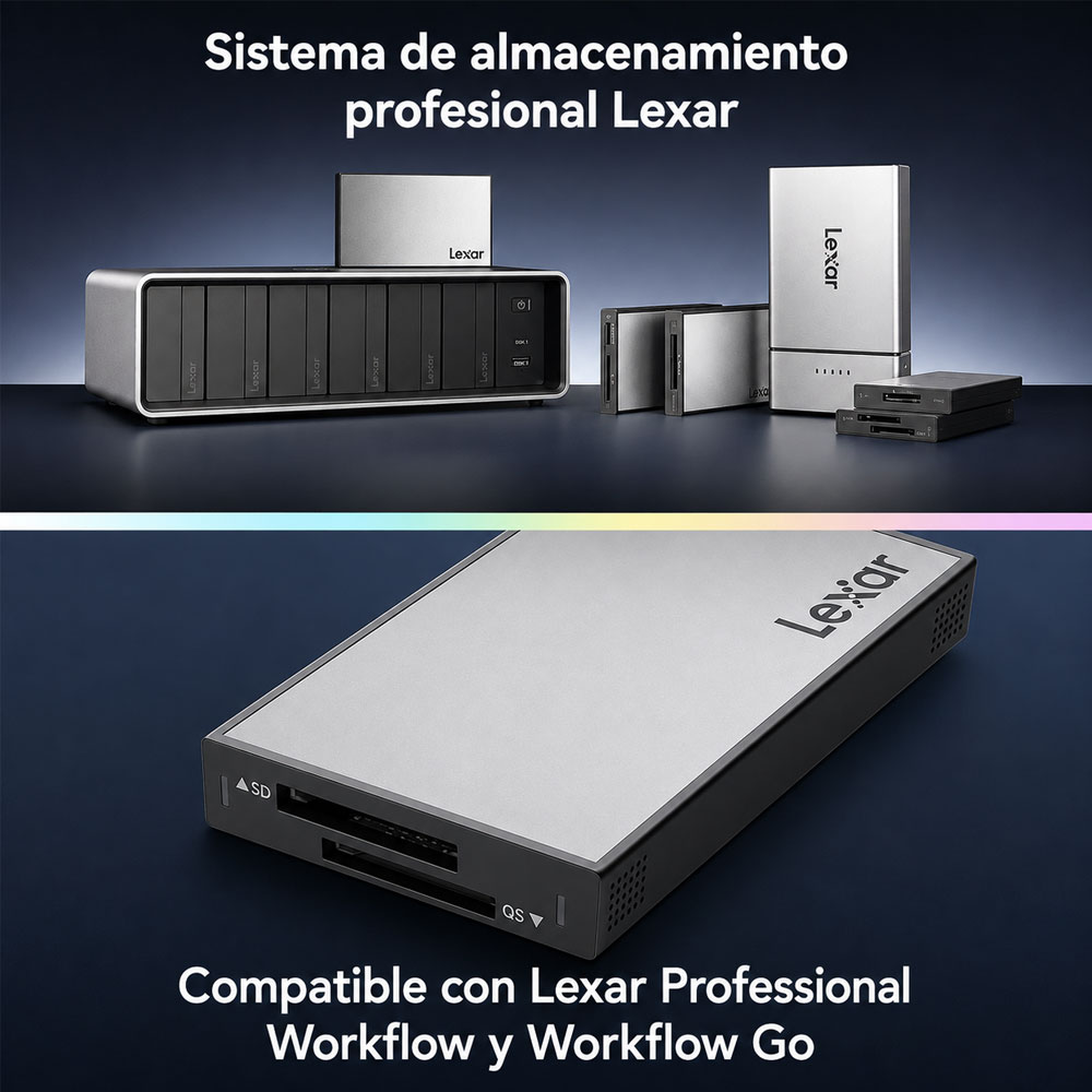 LECTORA LEXAR WF720 (DUAL-SLOT SD) - 8