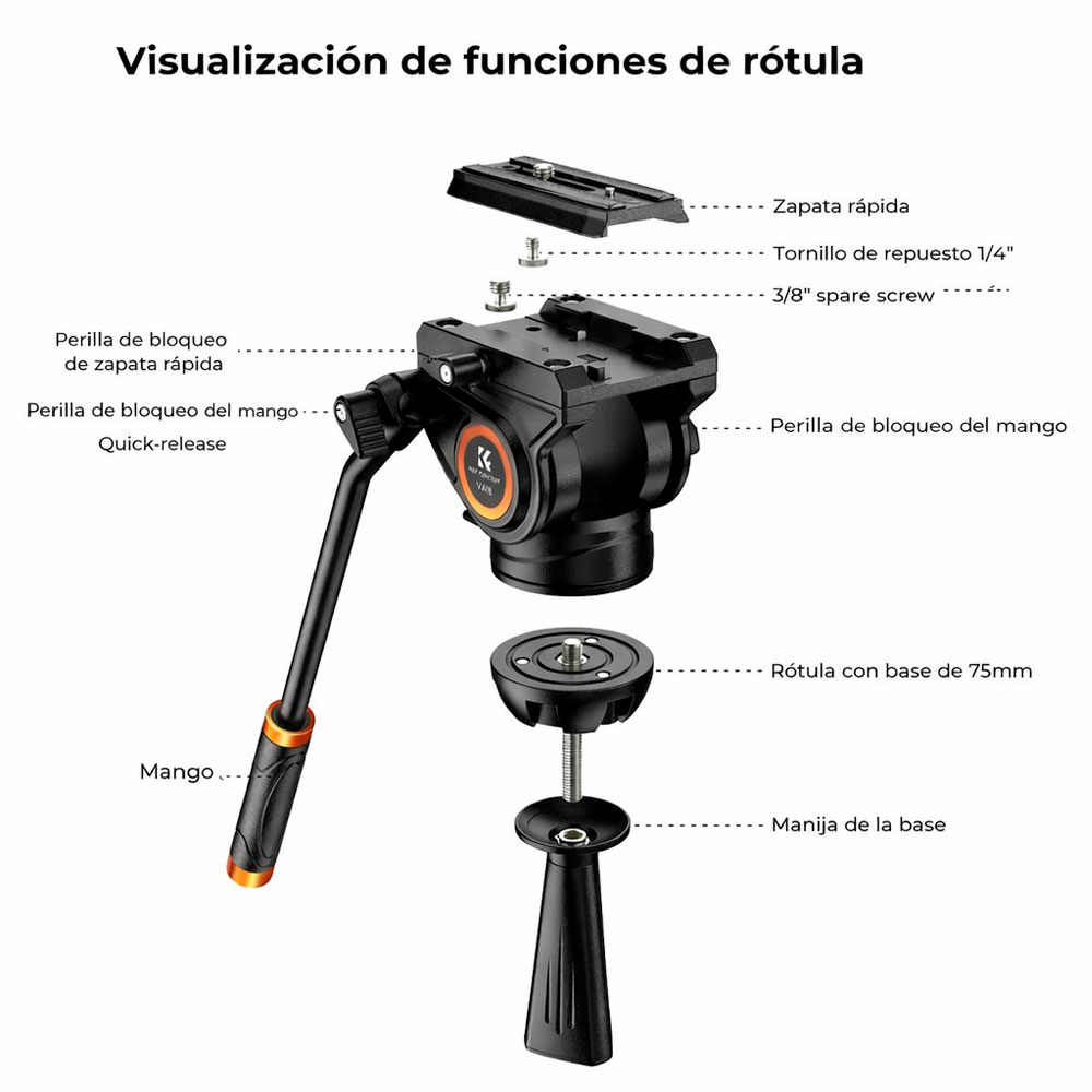 TRIPODE KYF CONCEPT KF09.121 - VA3+BV30 - 4
