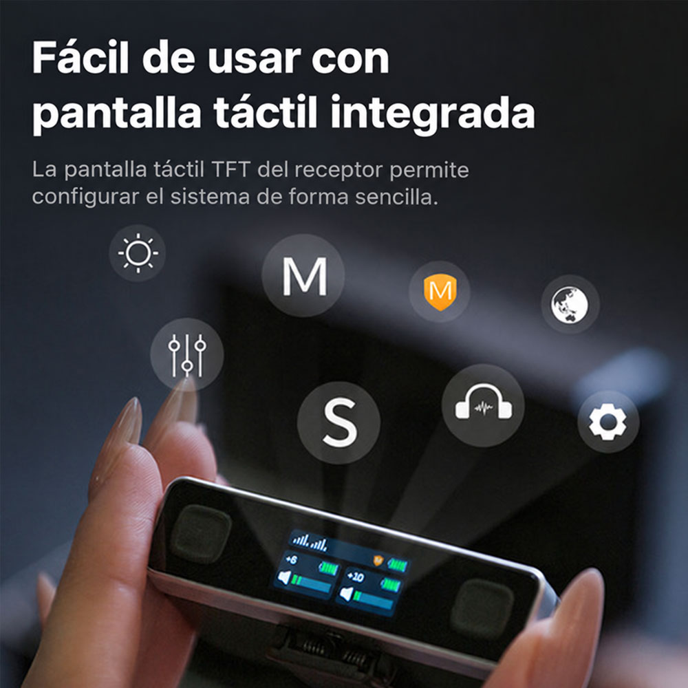 MICROFONO INALAMBRICO ULANZI AM18 - 6
