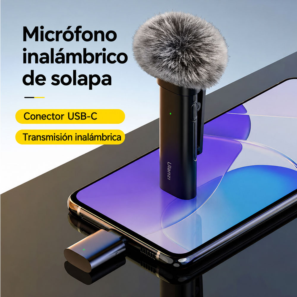 MICROFONO ULANZI WM-10 (PARA SMARTPHONE ANDROID - TIPO C) - 2
