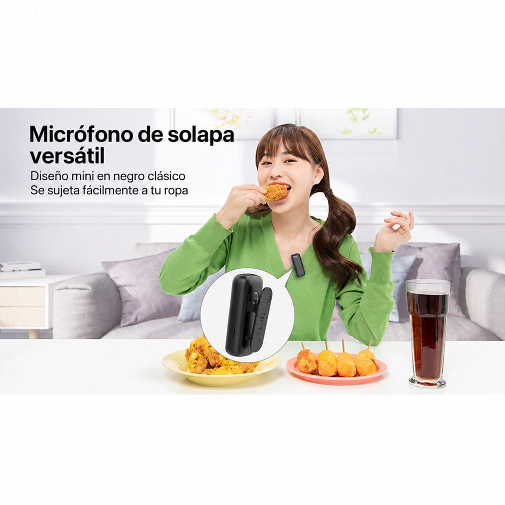 MICROFONO INALAMBRICO ULANZI J11 PARA SMARTPHONE (CONECTOR: TIPO C) - 3