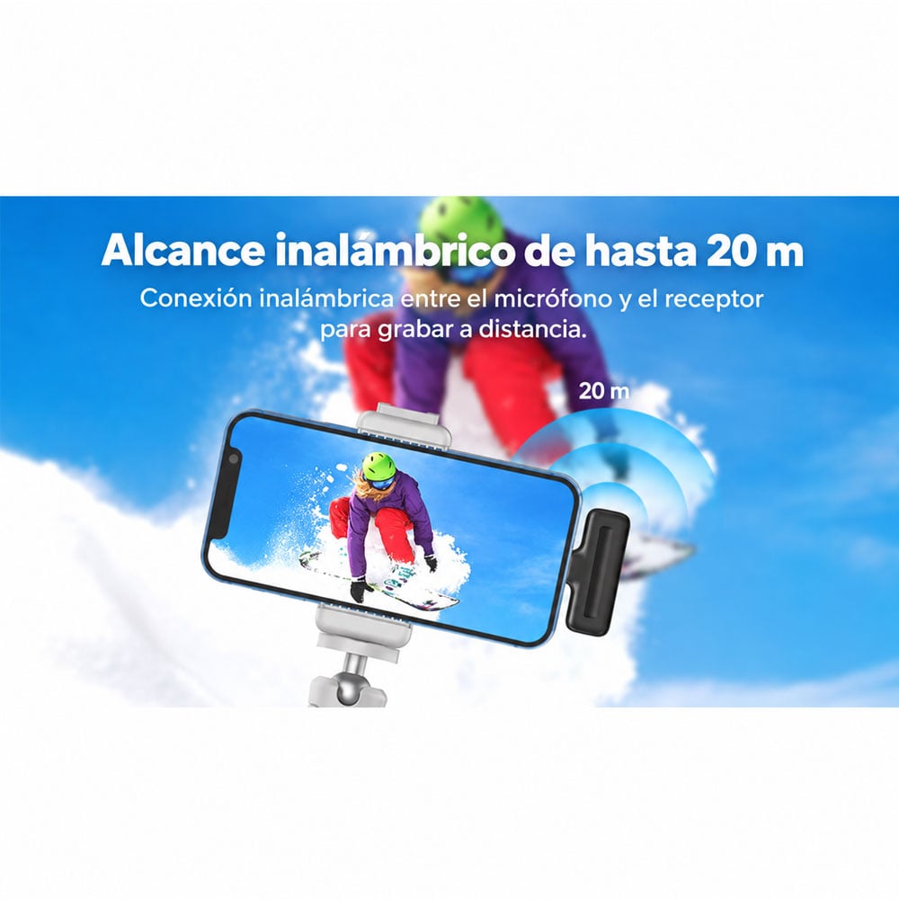MICROFONO INALAMBRICO ULANZI J11 PARA SMARTPHONE (CONECTOR: TIPO C) - 5
