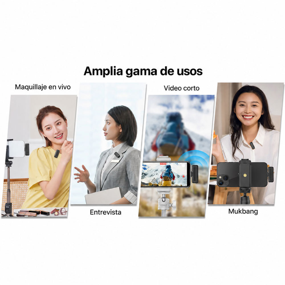 MICROFONO INALAMBRICO ULANZI J11 (PARA SMARTPHONE - TIPO LIGHTNING) - 7