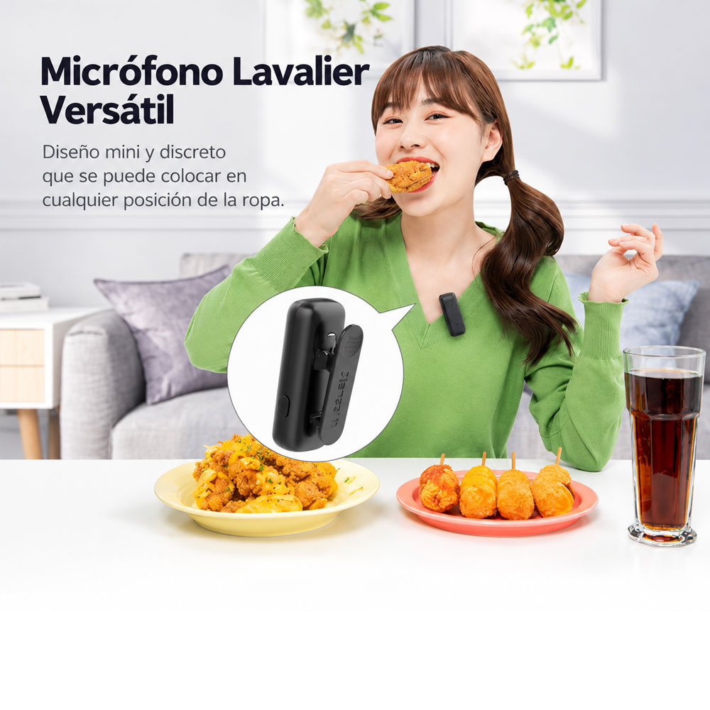 MICROFONO INALAMBRICO ULANZI J11 (PARA SMARTPHONE - TIPO LIGHTNING) - 8