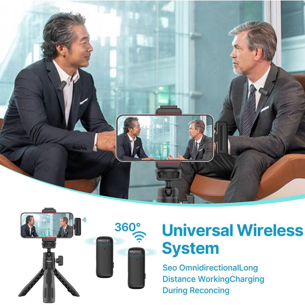 MICROFONO INALAMBRICO ULANZI J12 (PARA SMARTPHONE - TIPO LIGHTNING) - 4