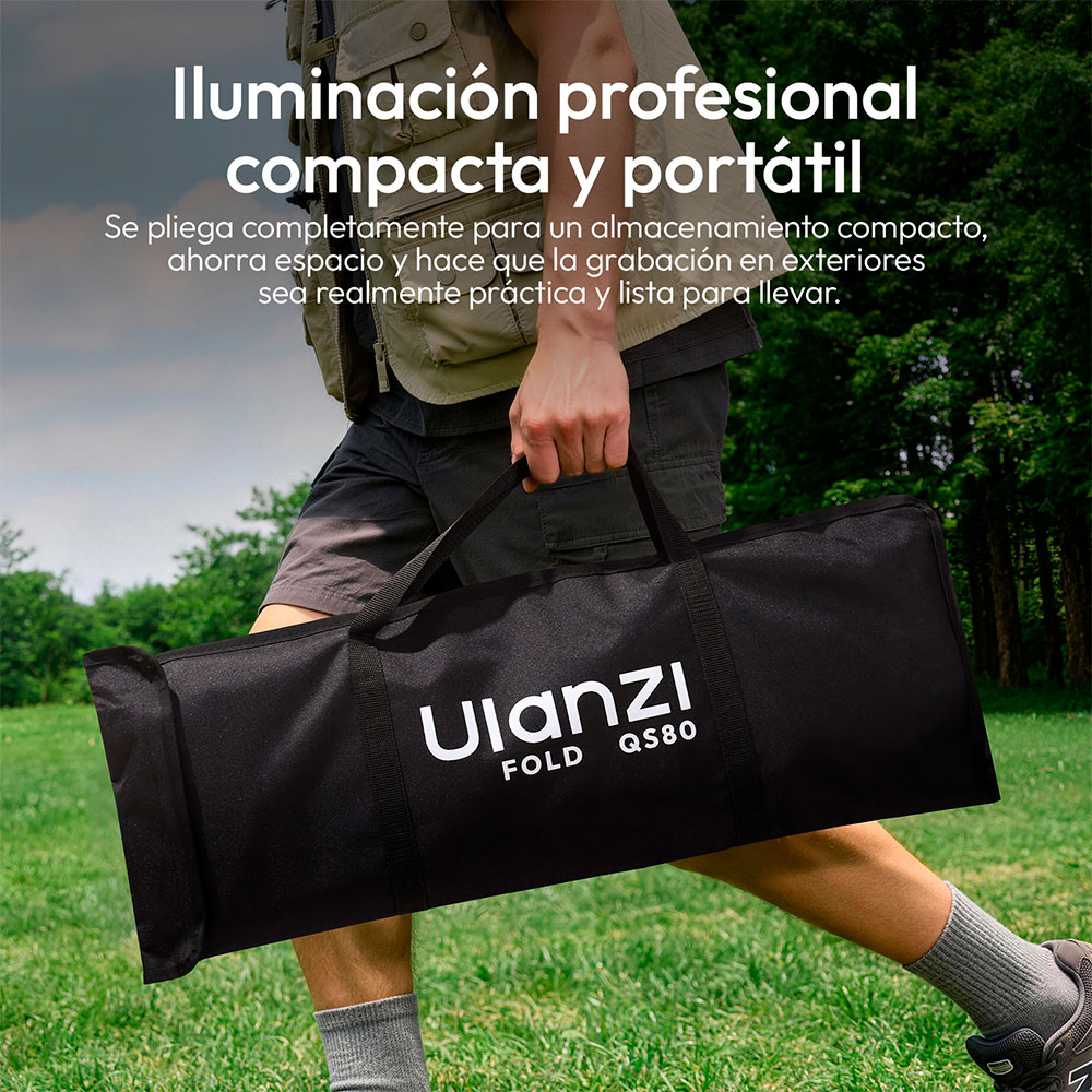 SOFTBOX OCTOGONAL ULANZI QS80 (MONTURA BOWENS - ARMADO RAPIDO) - 9