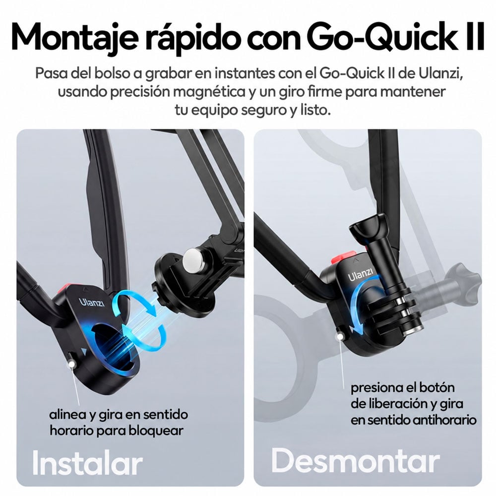 SOPORTE MAGNÉTICO PARA EL CUELLO ULANZI MG14 PARA SMARTPHONE - 4
