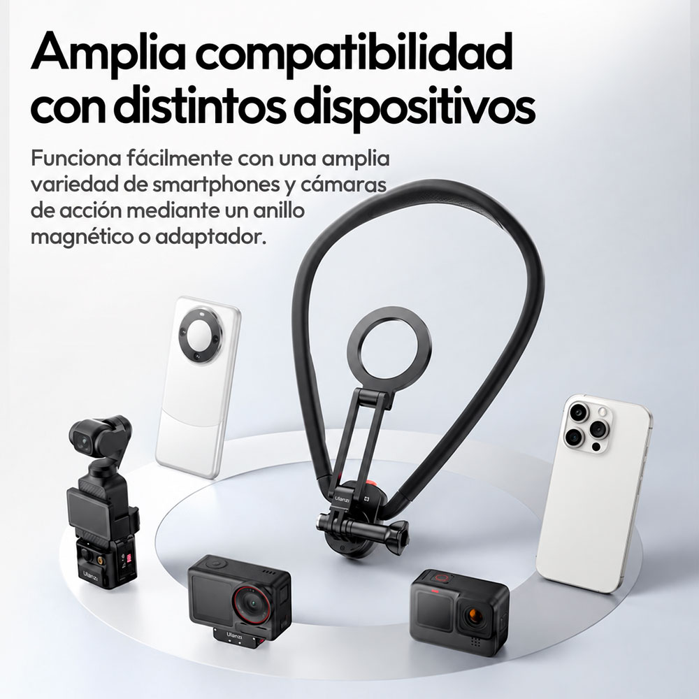 SOPORTE MAGNÉTICO PARA EL CUELLO ULANZI MG14 PARA SMARTPHONE - 7