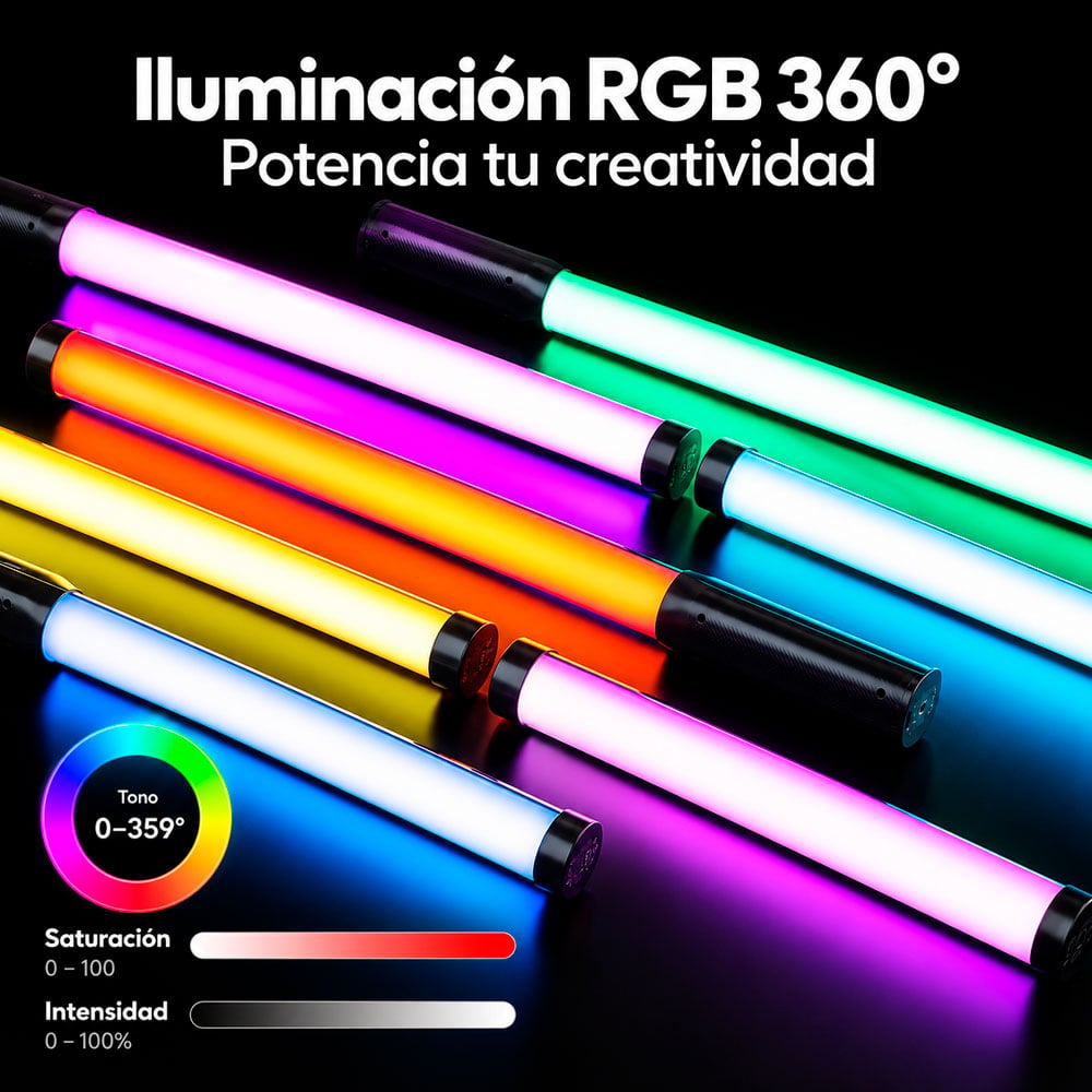 BARRA DE LUZ CONTINUA ULANZI VL119 RGB - 3