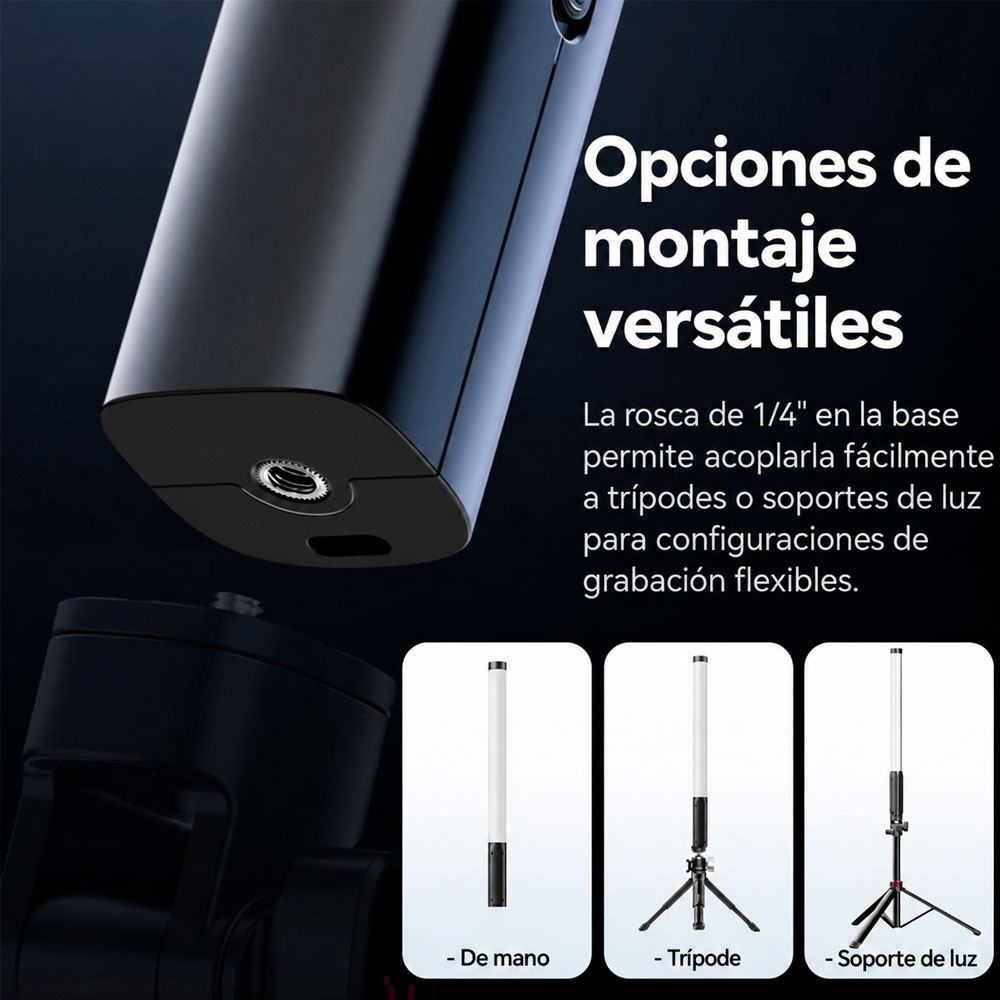 BARRA DE LUZ CONTINUA ULANZI VL119 RGB - 8