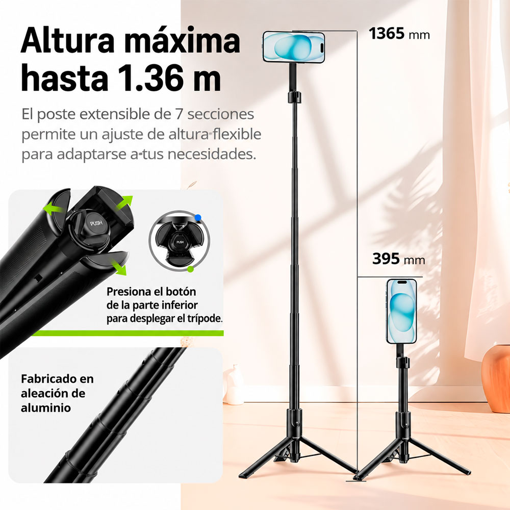 TRIPODE ULANZI MG-003 PARA SMARTPHONE - 5
