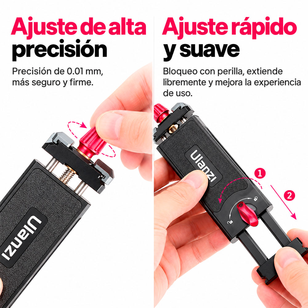 SOPORTE DE TRIPODE METALICO U-PAD III PARA TABLETS Y TELEFONOS - 6