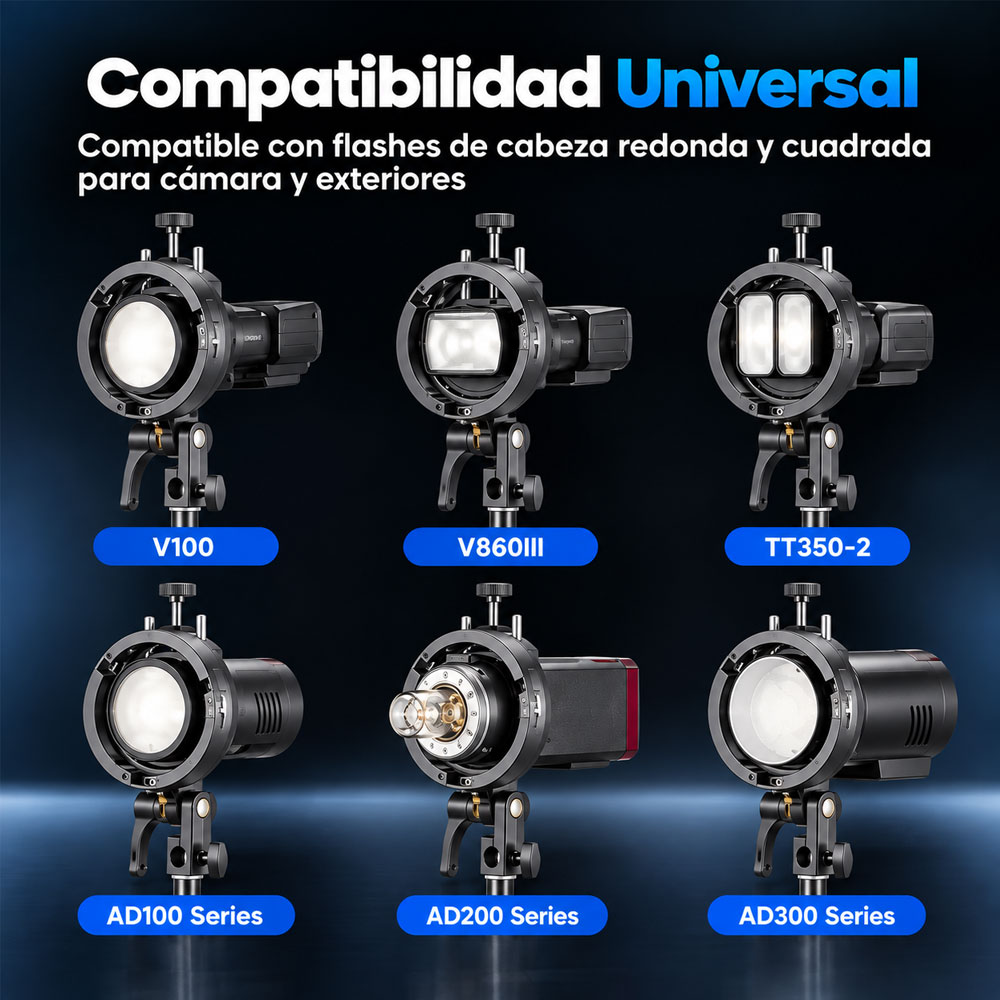 SOPORTE PARA FLASH GODOX S3 - 7