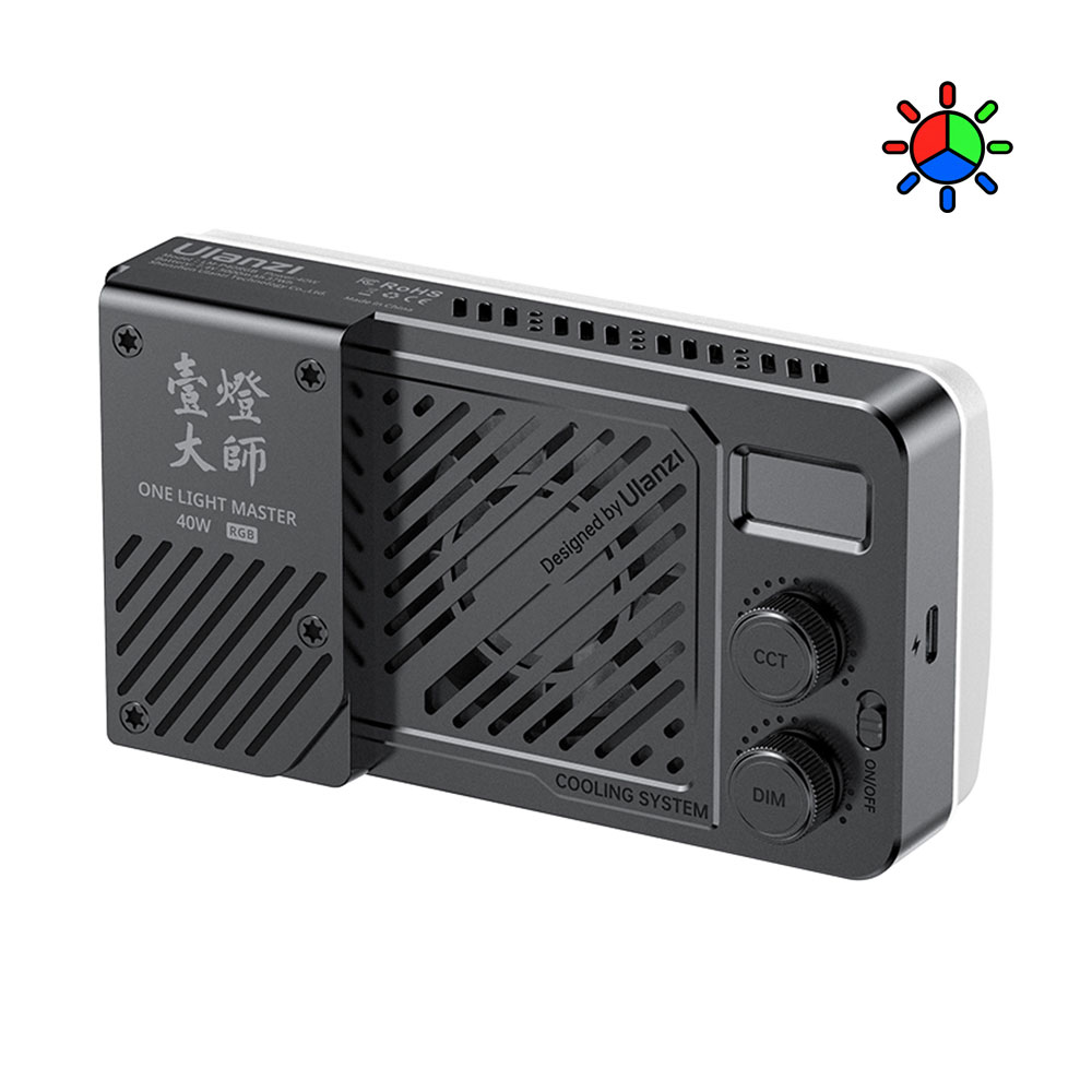 LUZ CONTINUA LED ULANZI LM-P40RGB + DIFUSOR - 1