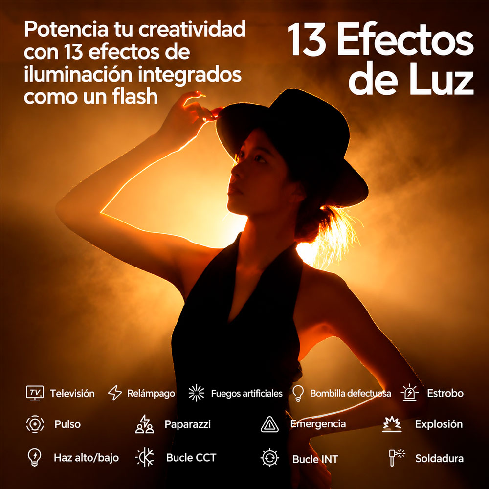 LUZ CONTINUA LED ULANZI EC65 BICOLOR 65W - 7