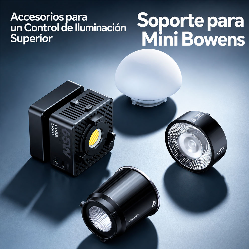 LUZ CONTINUA LED ULANZI EC65 BICOLOR 65W - 8