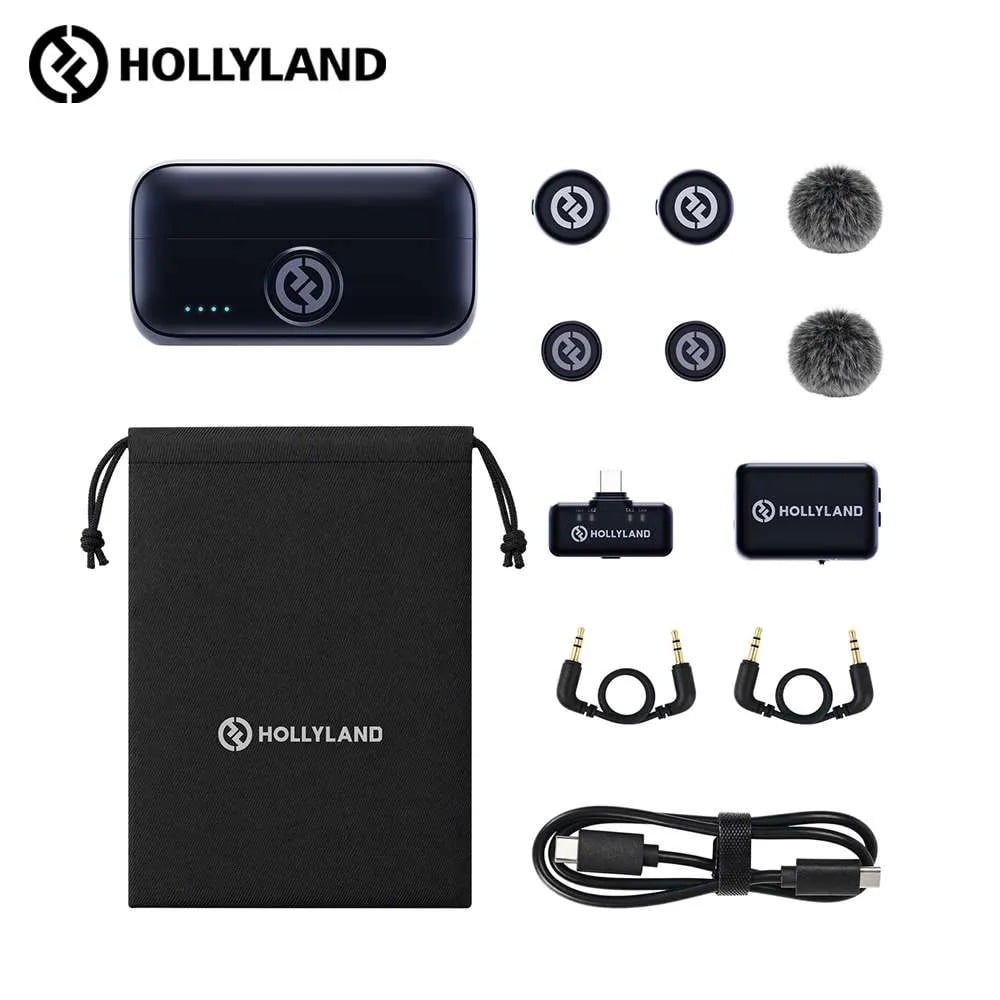 MICROFONO INALAMBRICO HOLLYLAND LARK M3 COMBO 2TX + 2RX - 2