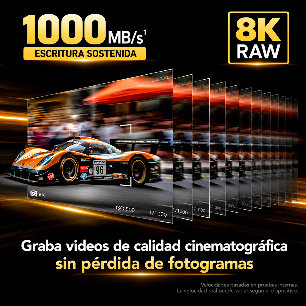 MEMORIA CFEXPRESS 4.0 LEXAR PROFESSIONAL 128GB TYPE B - GOLD SERIES - R:3600MB - W:3300MB - 3
