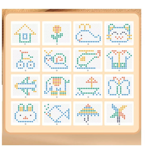 MOSAICO CREATIVO TABLERO MAGNÉTICO ESTILO CONEJO - 6