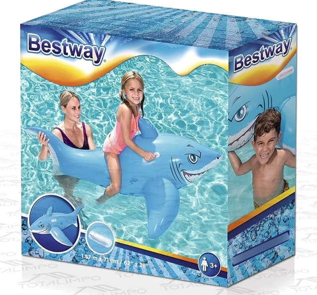 INFLABLE TIBURÓN BESTWAY - 1