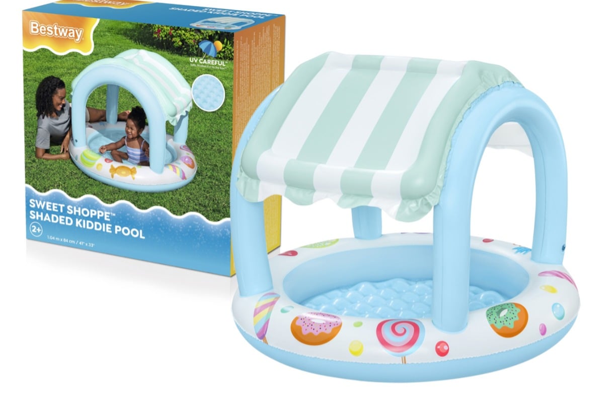 PISCINA INFLABLE PARA JARDÍN CON CUBIERTA BESTWAY - 1