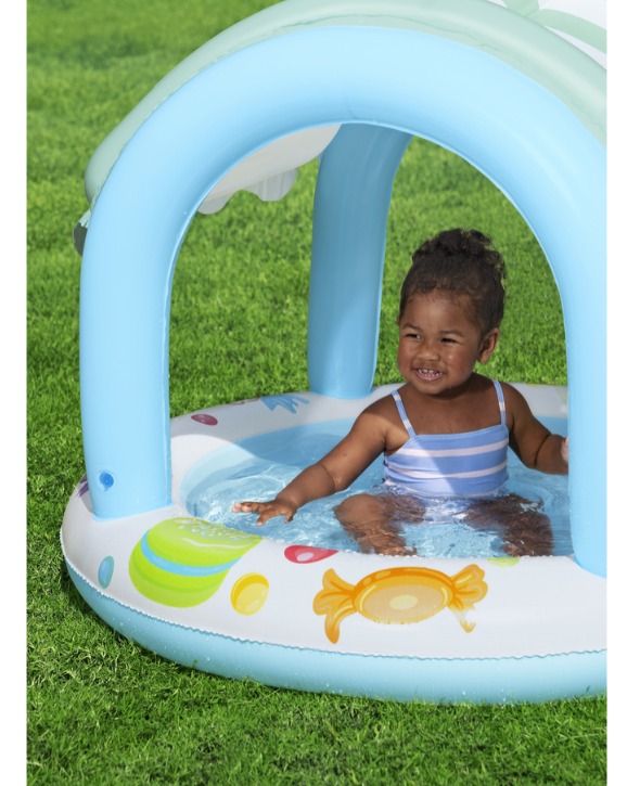 PISCINA INFLABLE PARA JARDÍN CON CUBIERTA BESTWAY - 5