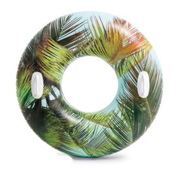 ANILLO INFLABLE , MODELO HOJA DE PALMA - 2